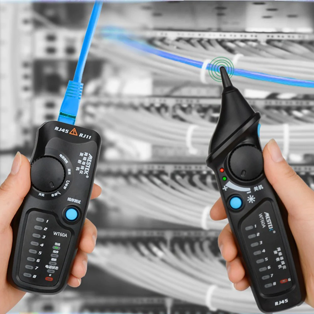 Лидер продаж MESTEK WT60 телефонный провод трекер тонер Ethernet LAN Сетевой кабель тестер детектор линия искатель
