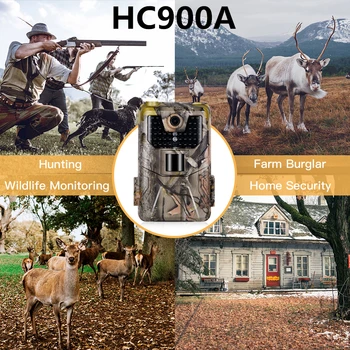 

HC900A Wildlife Wild Hunting Cameras 20MP 1080P 0.5S Trigger Infrared Night Vision Trail Camera