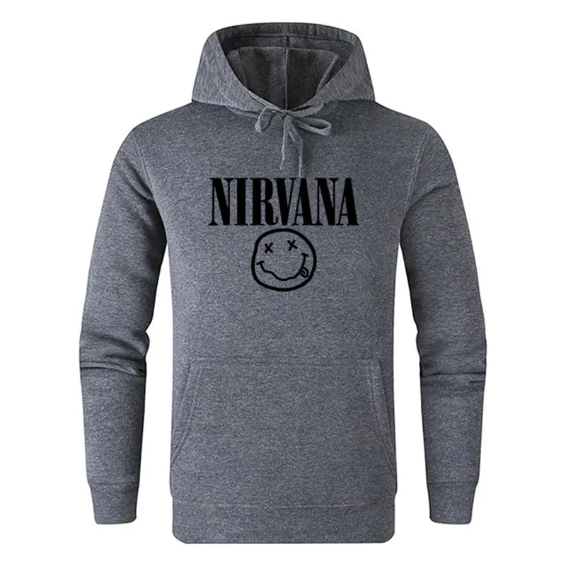 Nirvana Hombre, осенне-зимняя толстовка, пуловер с принтом в стиле рок, Харадзюку, хлопок, уличная одежда, топ с длинными рукавами в стиле хип-хоп
