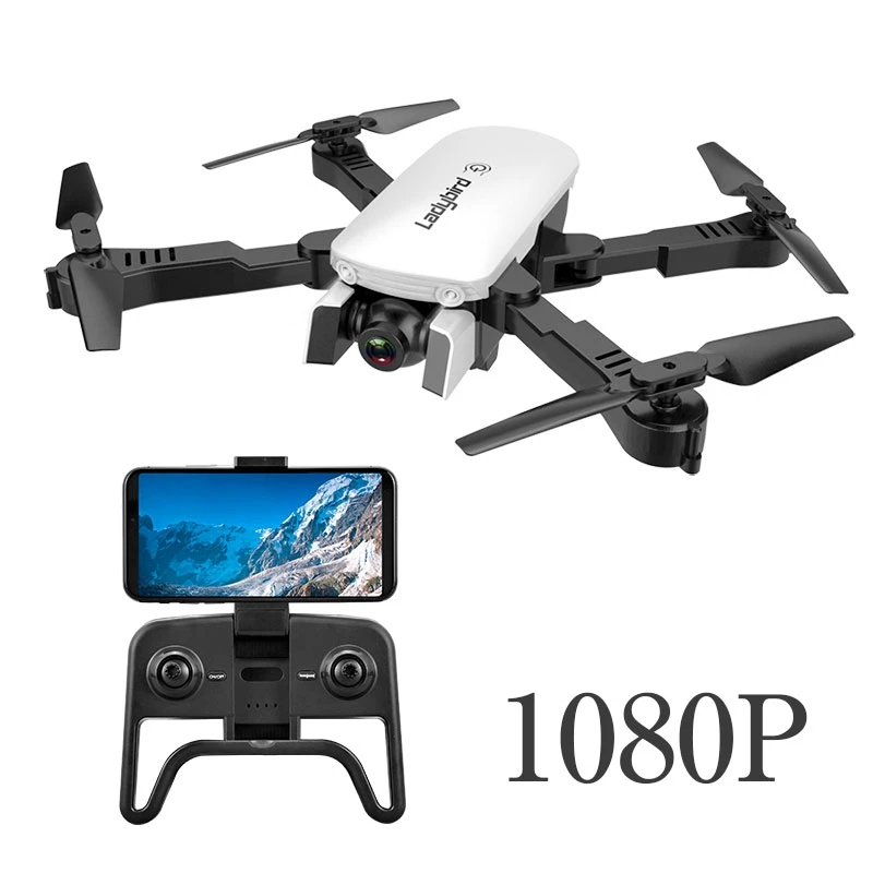 Мини-Дрон с разрешением 4K складной Off-точка Drone Gps детские игрушки, профессиональная камера для дрона квадрокоптера высокое режим удержания игрушки для детей Дрон - Цвет: White 1080P