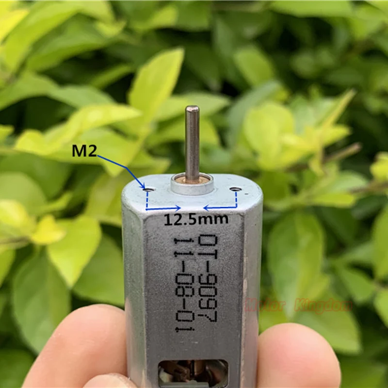 DC1.5-3V 12000RPM Permanent Magnet Motor Mini Electric with Varistor for DIY Toy 0.2A 2Pcs