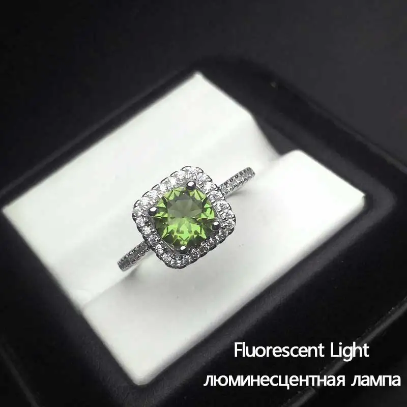 CSJ, милое кольцо из зултанита, Стерлинговое Серебро 925 пробы, Круглый, 6 мм, сотворено из сультанита, хорошее ювелирное изделие для женщин, леди, подарок на свадьбу