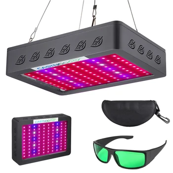 

CASTNOO 500/1000W LED Grow Light Full Spectrum Hydro Plant Grow Panel+Glasses