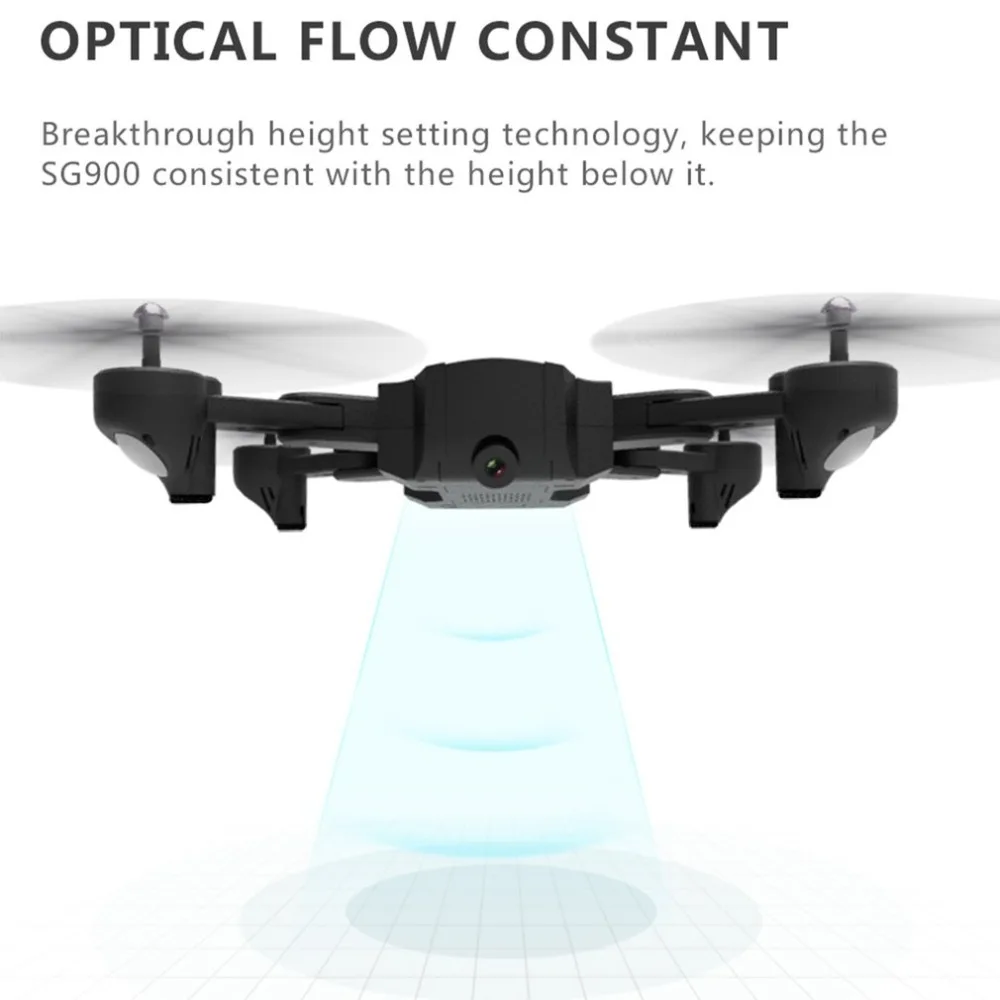  SG900 Foldable Quadcopter 2.4GHz 720P Drone Quadcopter WIFI FPV Drones GPS Optical Flow Positioning