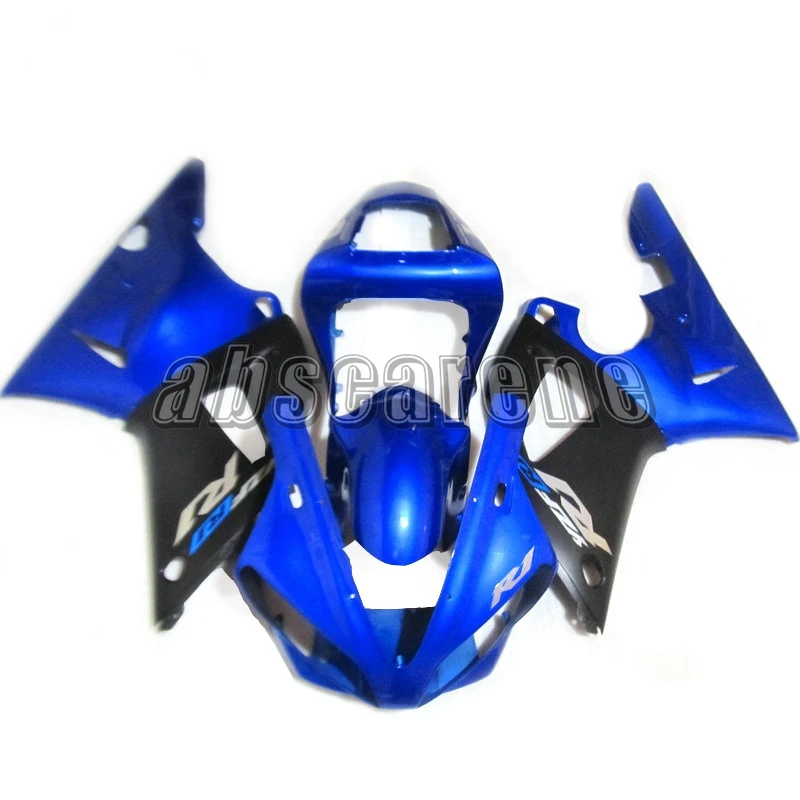 R1 2000 2001 полный обтекатель комплект для Yamaha YZF1000 R1 2000 2001 YZF R1 00 01 ABS пластик впрыска кузова глянцевый синий черный чехол