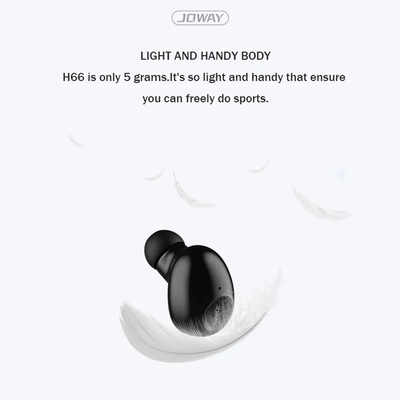 Joway H66 TWS беспроводные наушники Bluetooth наушники 3D стерео музыка мини вкладыши с микрофоном