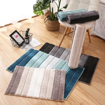 

Bathroom Mats And Rugs Sets Luxury Footprints Shower Shaggy Floors Extra Thick Super Soft Absorbent Perfect Absorbant Plush Mach