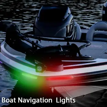 

2Pcs/Set High Brightness Boat Mooring Navigation LED Light Marine Warning Lamp
