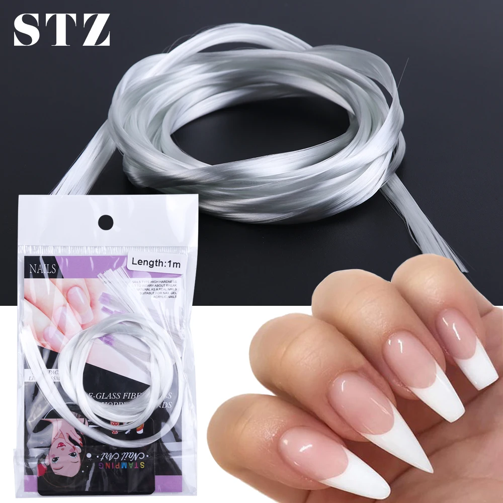 

STZ Professional Nail Art Fiberglass Form Silk Wraps Nail Extension Fibernails Acrylic Tips DIY Nail Building Tool Manicure #952
