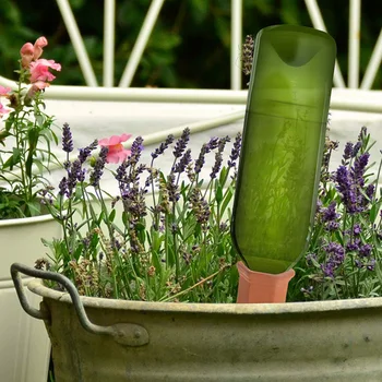 

Self Watering Spikes - 6-Pack Terracotta Plant Watering Stakes, Automatic Slow Release Water Drippers for Indoor Outdoor Garden,