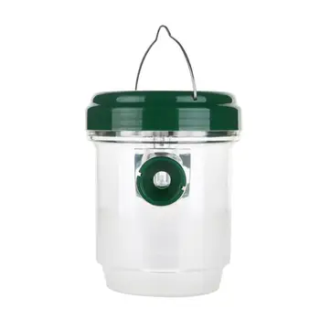 

1pc Wasp Trap Catcher With Solar Powered Reusable Ultraviolet LED Light For Bees Fly Bugs