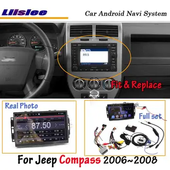 

Android 8.0 For Jeep Compass 2006~2007 Car Stereo Radio BT Carplay Screen Video GPS Navigation Multimedia No DVD Player