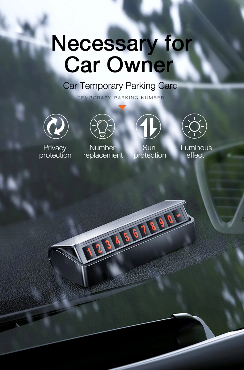 Car Temporary Parking Card (1)