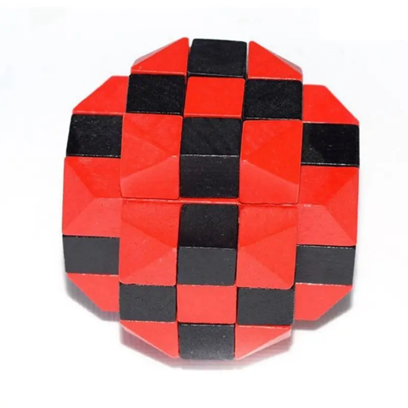Китайский деревянный пазл 13 Модель замок Прорезыватель развивающая игрушка для ребенка-разноцветные, W x D x H: 7,6x7,6x7,6 c