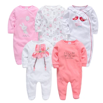 

Honeyzone Value Pack Baby Girl Clothes Set Ropa Bebe Recien Nacido Cartoon Rabbit Romper Spring Fashion Overalls Soft Pyjamas