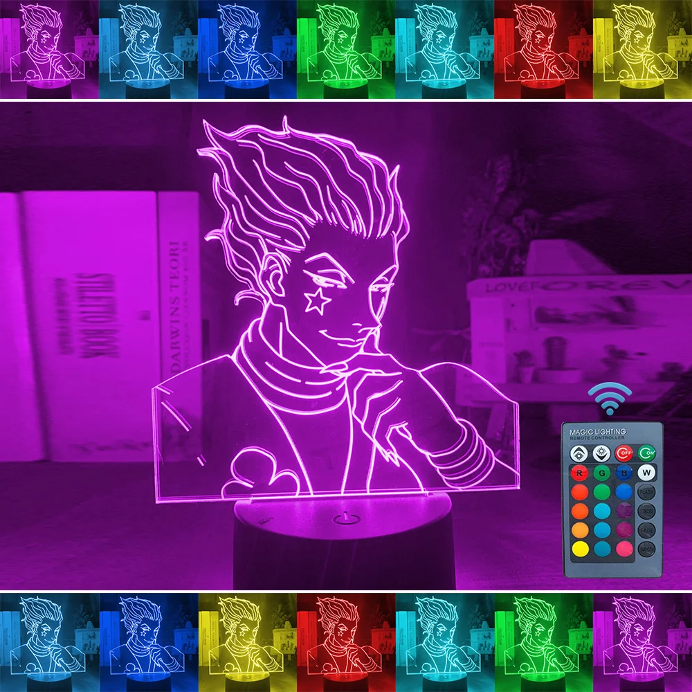 

16 Color Change 3D LED Night Light Remote and Touch Control 3D Cartoon LED Night Light Kids Bedroom LED Table Desk Lamp Gift D30