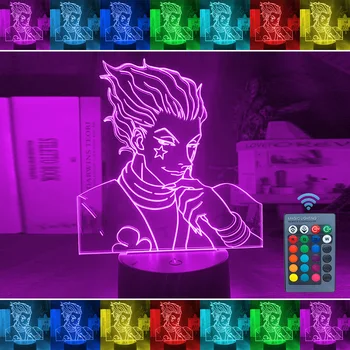 

16 Color Change 3D LED Night Light Remote and Touch Control 3D Cartoon LED Night Light Kids Bedroom LED Table Desk Lamp Gift D30
