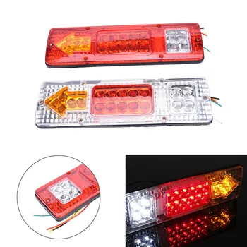 

New Arrival 1x 12V 19 LED Tail Light Car Truck Trailer Stop Rear Reverse Turn Indicator Lamp