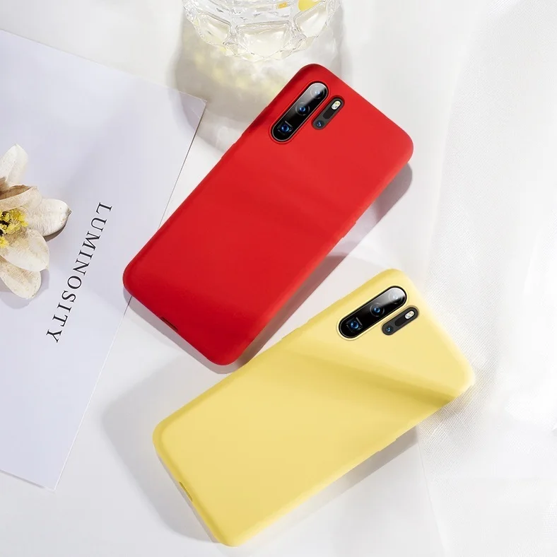 Официальный силиконовый чехол для телефона huawei mate 20 lite pro honor 8x чехол для huawei P20 P30 lite Pro Гладкий Жидкий чехол