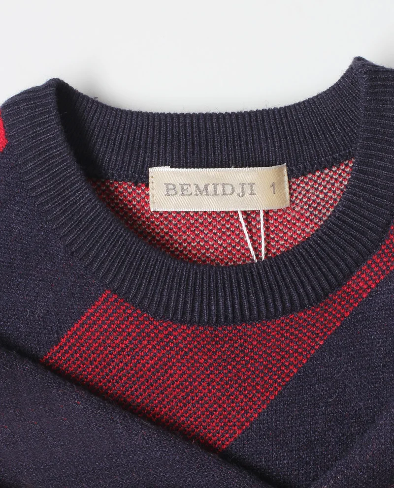 Bemidji/Детский свитер с длинными рукавами и круглым вырезом, свитер с круглым вырезом, пуловер для мальчиков на весну и осень
