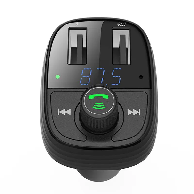 Беспроводной Bluetooth Автомобильный fm-передатчик громкой связи mp3-плеер двойной USB 3.4A зарядное устройство