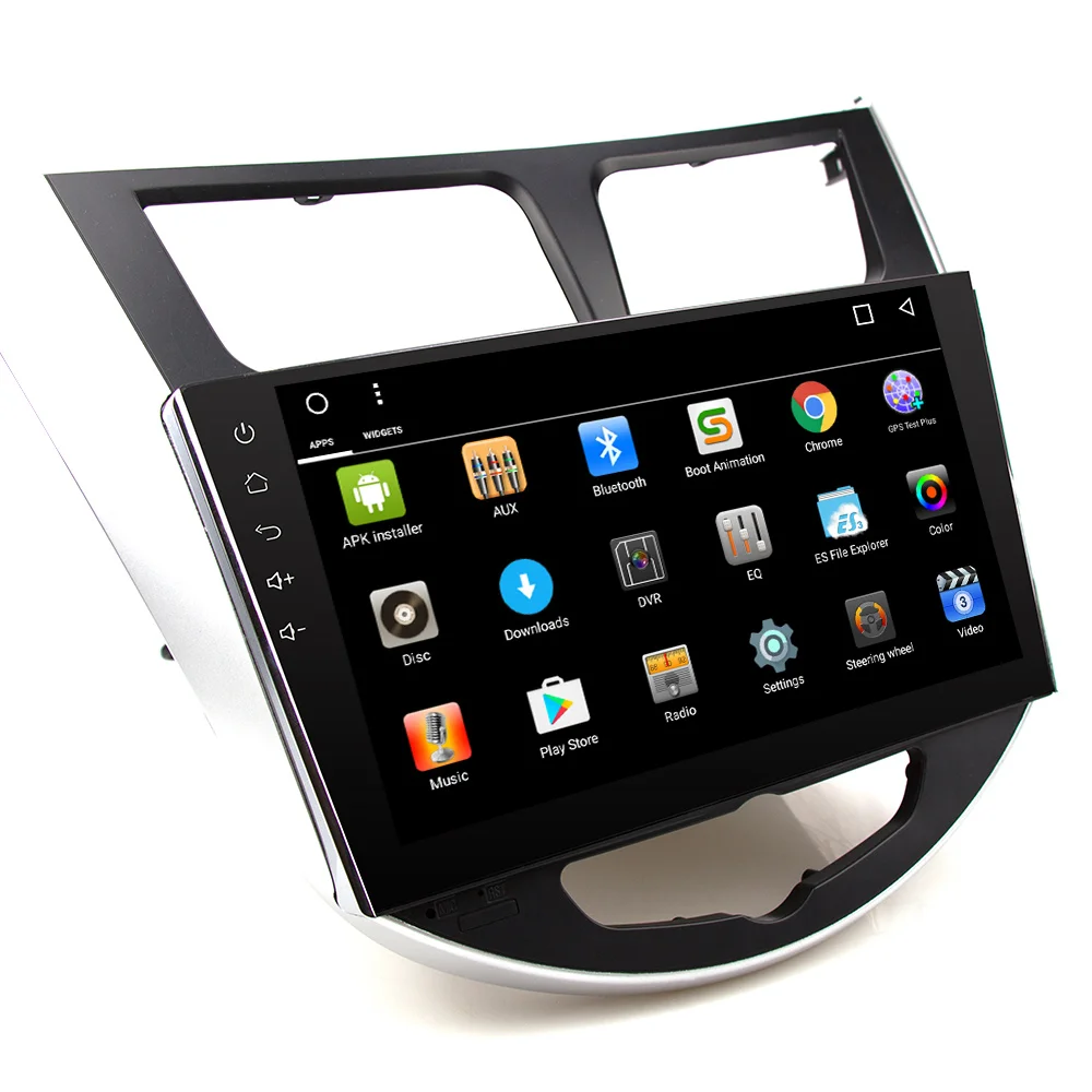 Автомагнитола Eunavi TDA7851 2 din 9 дюймов Android 8 1 GPS навигация стерео видео для Solaris Verna Accent
