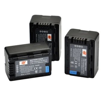 

3PCS 2500mAh 3.7V VW-VBK180 VBK180-V DSTE Camera Battery for Panasonic HC-V700MGK HC-V10GK HC-V100GK HC-V100MGK V500GK V500MGK