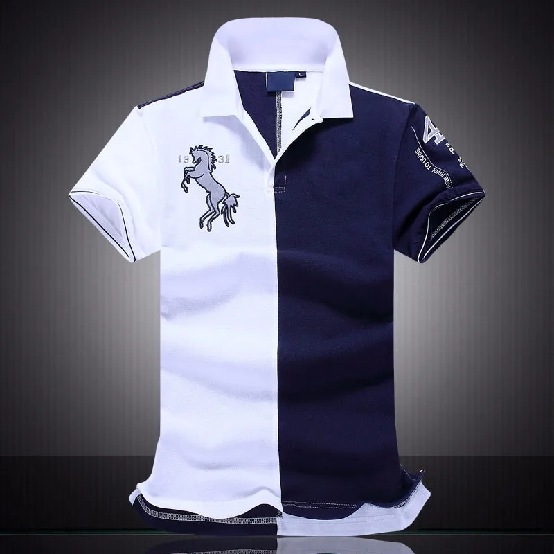 Мужская брендовая одежда высокого качества с вышивкой, брендовые модные мужские рубашки поло, одежда Camisa Polo Camisa