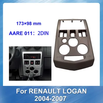 

2Din Radio Fascia For Renault Logan 2004-2007 Car Audio Multimedia Video Player Navigation GPS Interface Frame Bezel