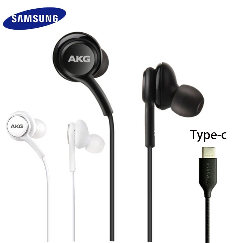 Samsung AKG Earphones IG955 Type c In ear With Mic Wire Headset For Galaxy Samsung S20 Note10 Huawei Xiaomi Smartphone|Phone Earphones & Headphones| AliExpress