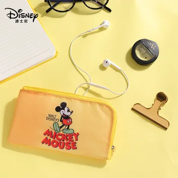

Disney Authorized Mickey Mouse Portable Storage Bag Zipper Outdoor Travel Toiletry Bag Mask Cosmetic Storage Bag Clutch