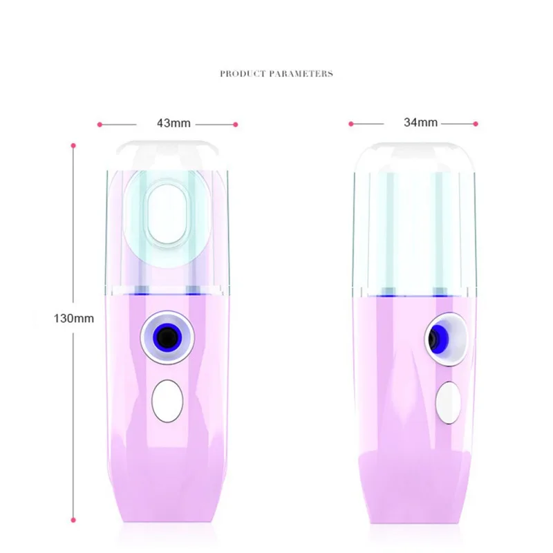 Moisturizing Nano Spray Humidifier Face Skin Care Tool Handheld Usb Charging Face Steamer For Beauty Keeping Care