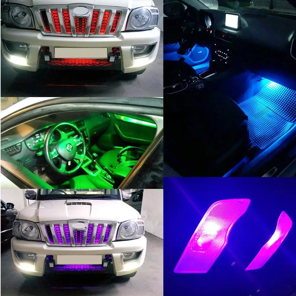 2 шт. T10 W5W 5050 12 светодиодный Светодиодный автомобильный фонарь, светодиодный светильник RGB с пультом дистанционного управления, стробоскоп, светодиодный светильник для чтения, белый, красный, янтарный, 12В