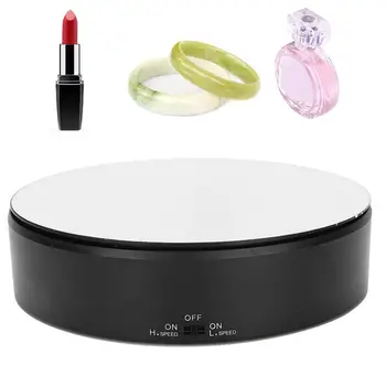 

Rotating Turntable Display Stand 1KG Load Bearing Jewelry Battery Powered Jewelry Packaging 360 Degrees Display Stand