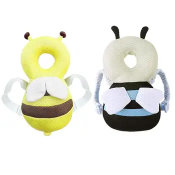 

Large Baby PP Cotton Filling Head Protection Pad Toddler Headrest Pillow Neck Cute Wings Nursing Drop Resistance Cushion