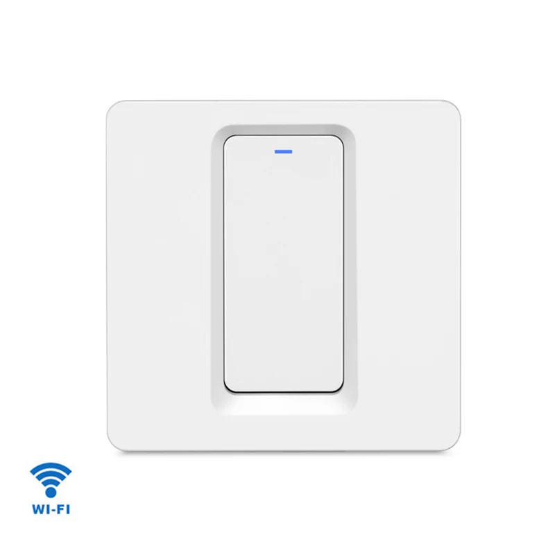 1/2/3 Смарт настенный выключатель света Панель настенный прерыватель Wi-Fi светло-штепсельная вилка стандарта ЕС, работает с Amazon Alexa Google Home