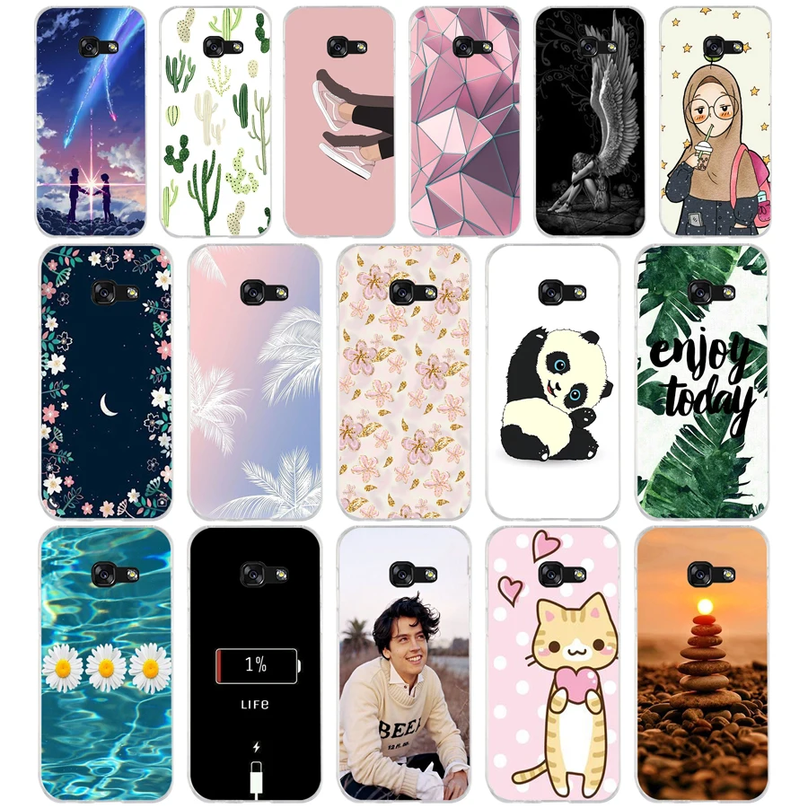 J Per Samsung A5 2017 Custodia Morbida Custodia In Silicone Per Samsung Galaxy A5 2017 Sm-A520F Cover Fundas Per Samsung Galaxy A5 2017