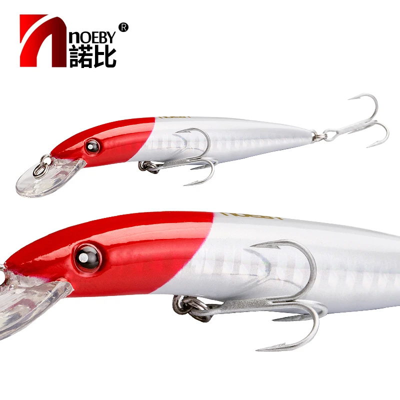Рыболовная приманка Noeby Minnow 85 мм/7 г 100 мм/10 5 125 мм/19 плавающая 0 6-2 8 м с крючком VMC
