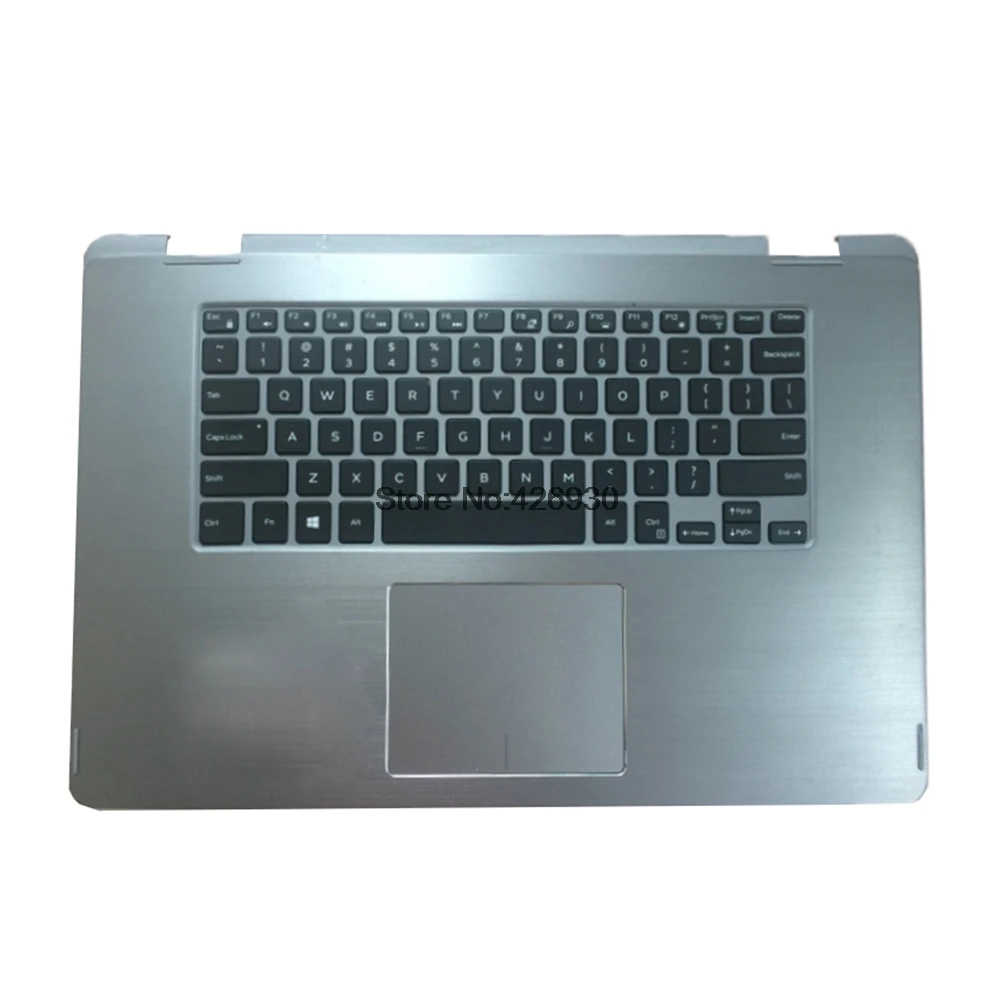 Упор для рук ноутбука DELL Inspiron 15 7568 P55F 0XG6H1 XG6H1 серебристый с подсветкой английская