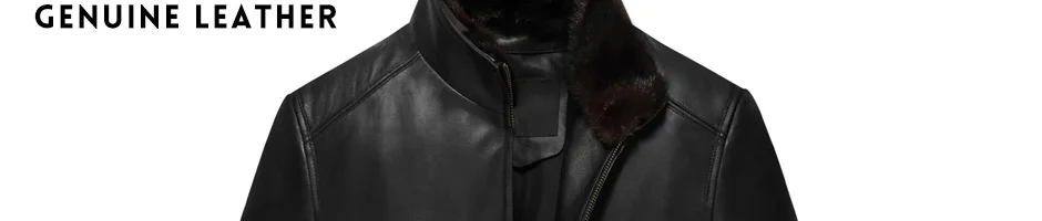 Куртка из натуральной кожи, зимнее теплое пальто, норковый меховой воротник, кроличий мех, повседневное пальто из овчины, новые дизайнерские кожаные куртки, свободные размеры 5XL