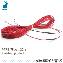 F12K 20 метров 75 Вт Нагревательный Кабель из углеродного волокна PTFE огнестойкий нетоксичный без излучения нагревательный провод теплый тепловой кабель