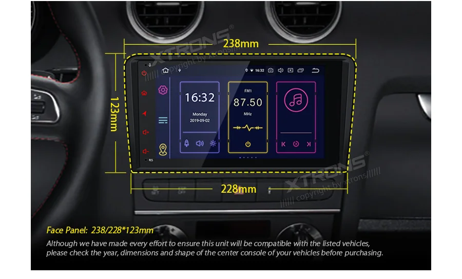 XTRONS 8 ''Android 9,0 PX5 автомобильный стерео проигрыватель радио gps OBD DVR для Audi A3 8P 2003-2009 2010 2011 2012 S3 RS3 Sportback без DVD