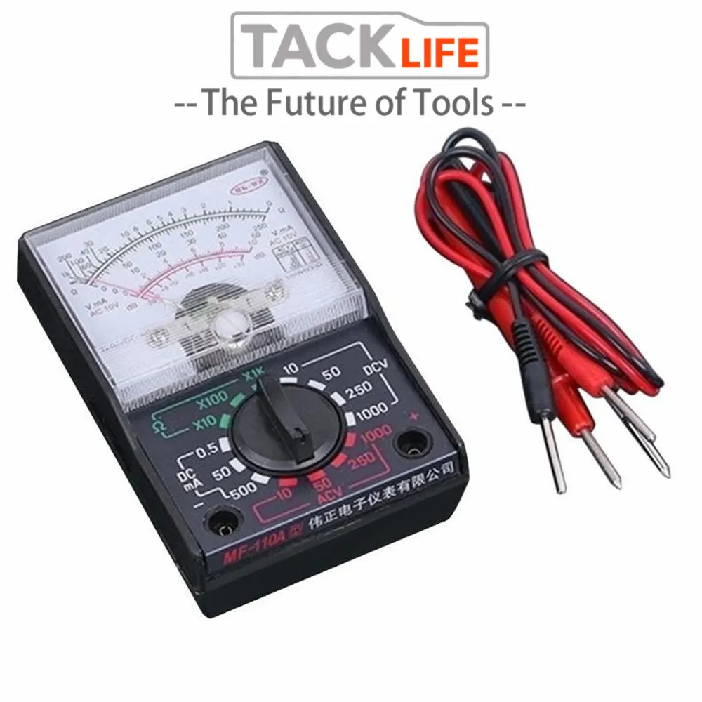 TACKLIFE Mini MF110 Digital Multimeter LCD DC AC Voltmeter Ammeter Ohm Tester AC/DC Voltage Digital Ampere Power Meter Test TACKLIFE Mini MF110 Digital Multimeter LCD DC AC Voltmeter Ammeter Ohm Tester AC/DC Voltage Digital Ampere Power Meter Test