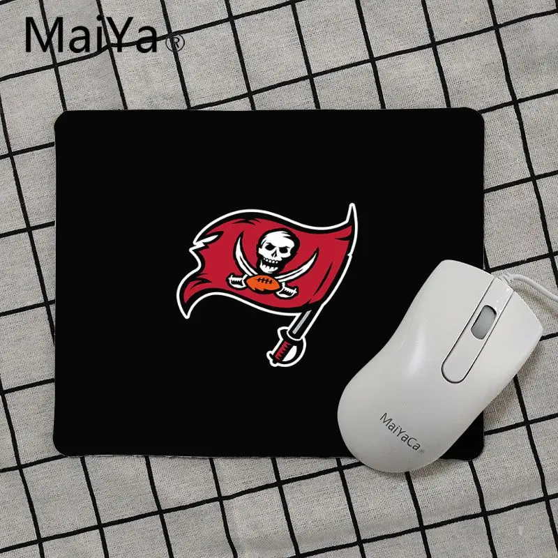 No Lock Edge25x29cm Maiya Tampa Bay Buccaneers Футбол уникальная настольная панель коврик для игровой мыши Гладкий блокнот для письма настольных компьютеров мат игровой коврик для мыши - Цвет: No Lock Edge25x29cm
