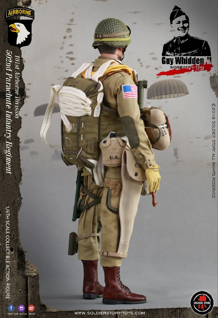 Soldier Story 1/6 мужской солидер Второй мировой войны 101ST дивизион ВДВ GUY WHIDDEN II SS110 полный набор фигурка модель для фанатов подарки