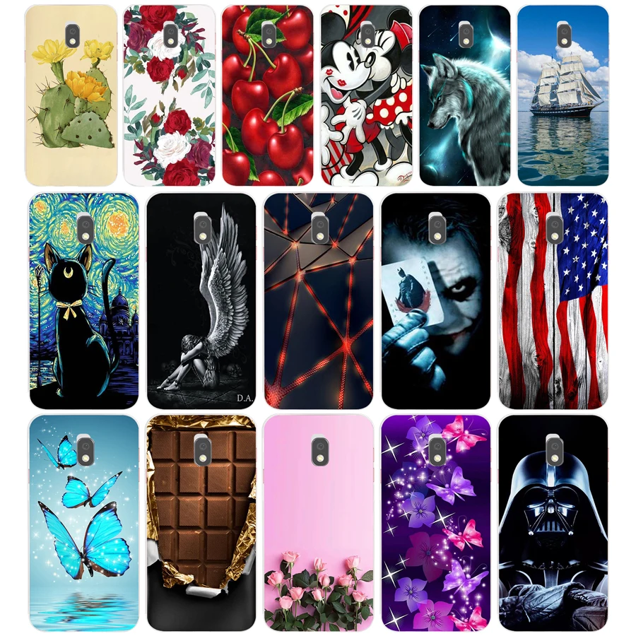 

g Samsung Galaxy J7 2017 J730F J 7 730 Cases Soft Silicone Pattern Cover Case For Samsung J7 2016 J710 J710F Bumper Fundas capa