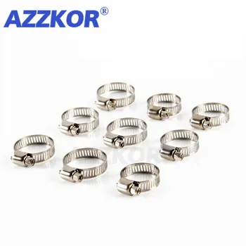 

10pcs/lot High Quality Stainless Steel Pipe Clamp Drive Hose Pressure Reducing Valve Hoop Pipe Fixed Clamp Gas Pipe Matching