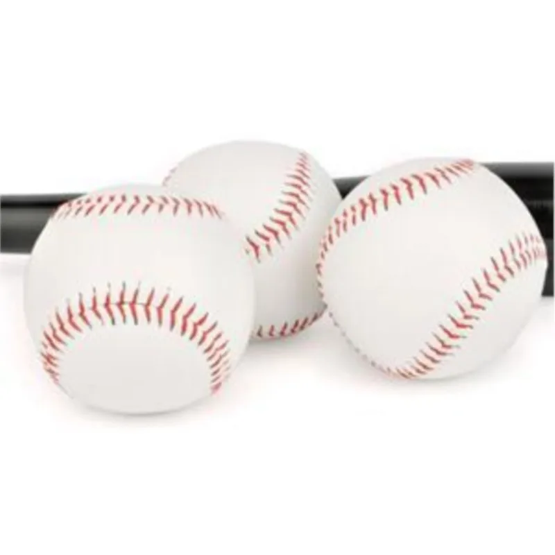 9" Handmade Baseballs PVC Upper Rubber Inner Soft Baseball Balls Softball Ball Training Exercise Baseball Balls