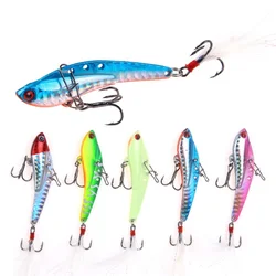 Vib Sequin Long Throw Jigbait Lure Metal Feather Hook Freshwater Sea Bass  Hard Bait