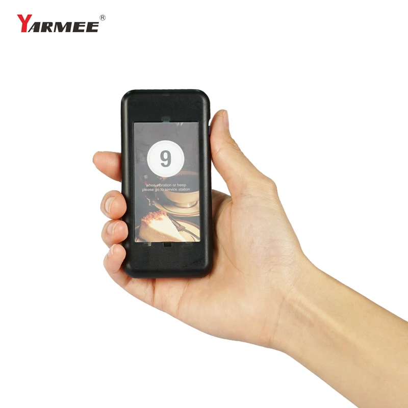 YARMEE Restaurant equipment pager Buzzer Wireless Receiver calling system For Coasters Food truck Coffee Shop Queuing System